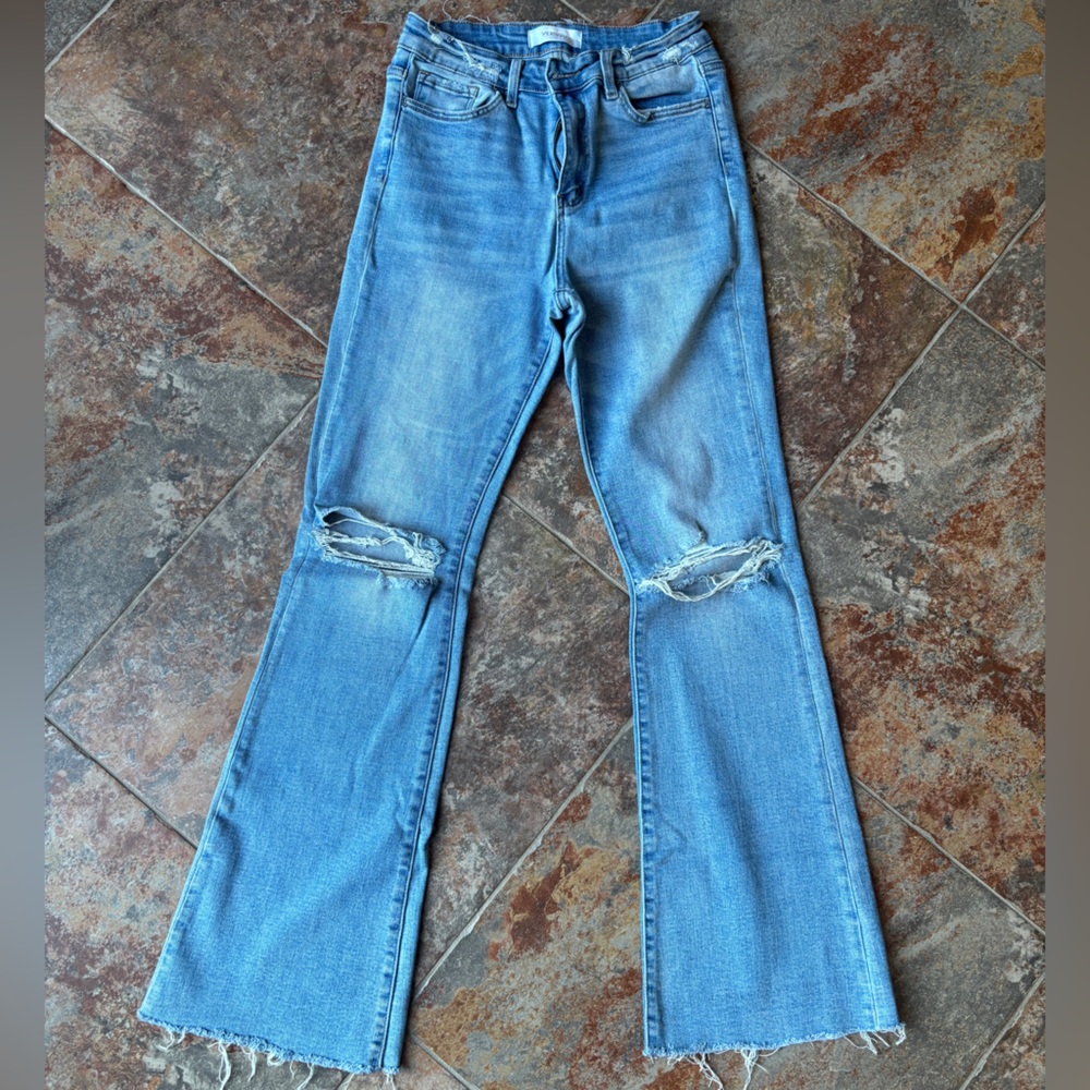 Blue Flare & Wide Leg Jeans